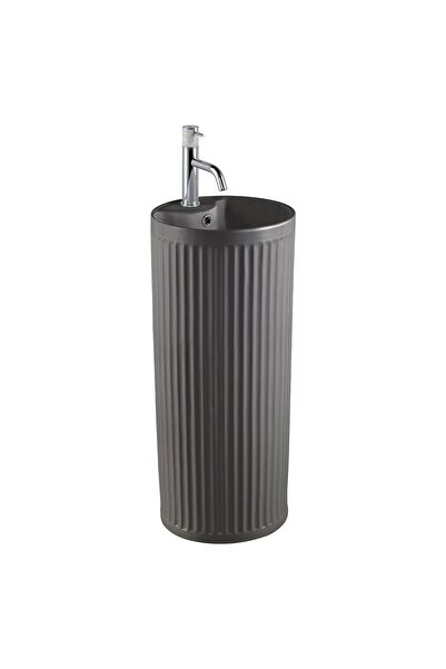 LENA E-W310MF Mat Füme Monoblok Lavabo