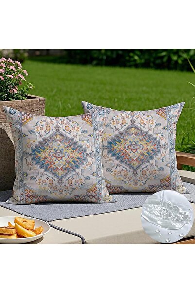 Other Boho Outdoor Pillow Weatherproof 45 x 45 cm Decorative Pillow Summer Pi...