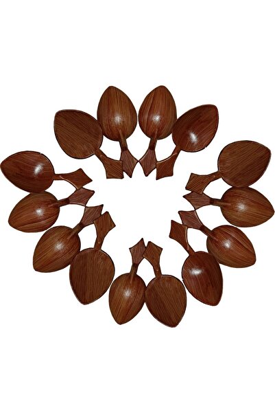 BEST PARTİ Short Serving Spoons 4 Sets 16 Pieces