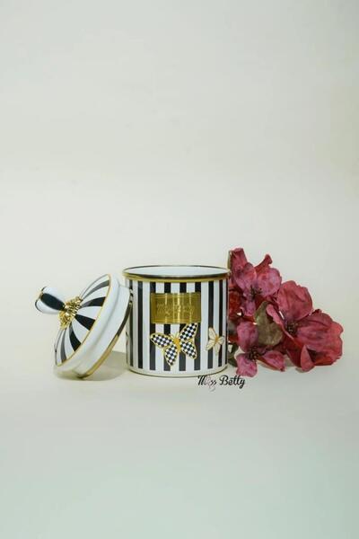 Miss Betty PAPİLLON EMAYE KAVANOZ 13X15CM