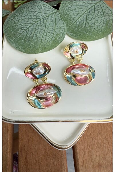 DAZLİNGACCESSORY Colorful Mini Steel Earring