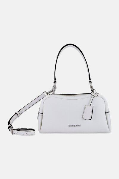 Michael Kors Women Brand Logo Shoulder Bag, White