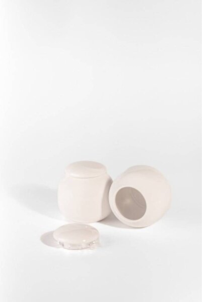 Japanese Dose Pottery matcha box - أبيض