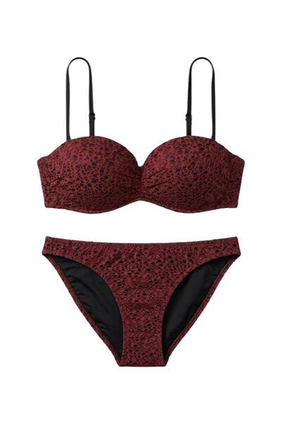 Armes Straplez destekli kaplı bikini takımı