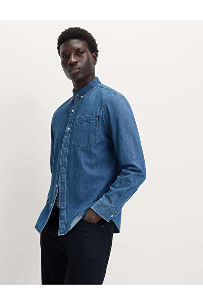 Marks & Spencer Pamuklu Denim Gömlek