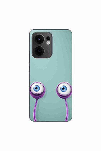 OEM Θήκη συμβατή με Oppo Reno13 F Σιλικόνης Gel TPU με σχέδιο Μάτια Σαλιγκαριού