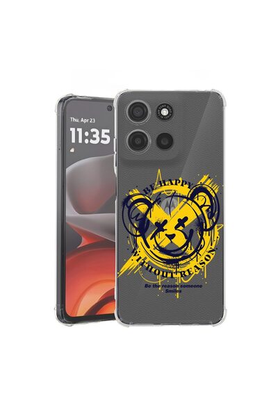 bestcase ¬Æ Husa Anti Shock pentru Motorola Edge 60 Pro cu Design Teddy Bear ...