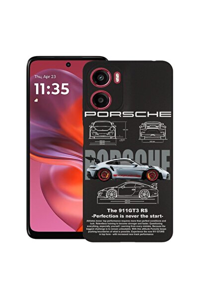 bestcase ¬Æ Husa Slim Silicon pentru Motorola Moto E15, Porsche, 1997859 B 1883
