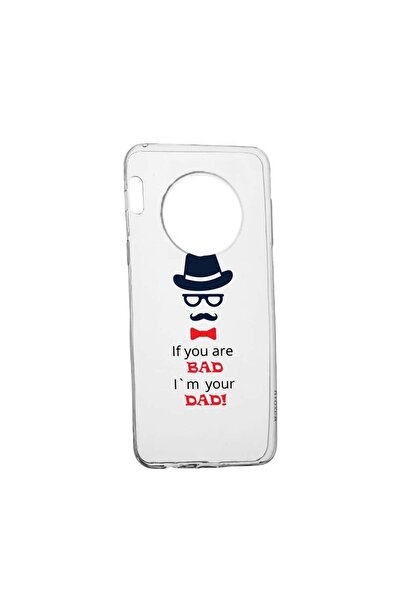 bestcase Θήκη σιλικόνης, Συμβατή με Huawei Nova Y90, Bad Dad, Ανθεκτική στη φ...