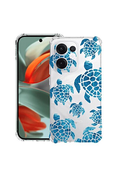 bestcase ¬Æ Husa Anti Shock Compatibila cu OPPO Reno13, Summer Turtles, 20516...