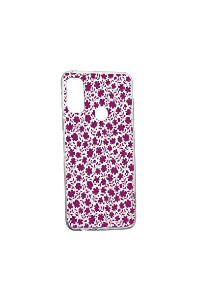bestcase Husa Silicon Flowers Pattern, Compatibila Cu Motorola Moto E40, rezi...