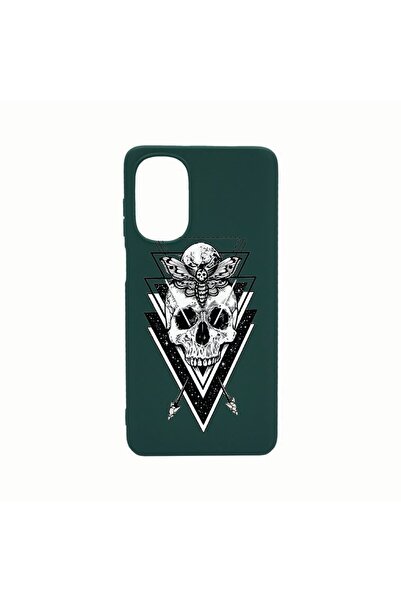 bestcase Husa Silicon, Compatibila Cu Motorola Moto E32s, Skull, Rezistenta l...