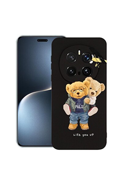 bestcase Husă pentru Honor Magic7 Pro, Silicon subțire premium de 1.2MM, Ursu...