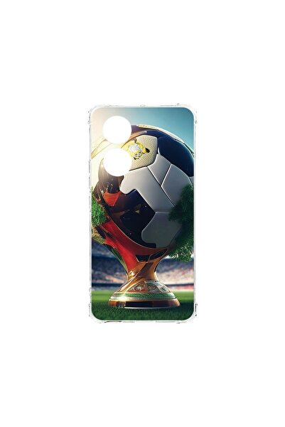 bestcase Αντικραδασμική Θήκη 1.5MM, συμβατή με OPPO A38, Τρόπαιο ποδοσφαίρου,...