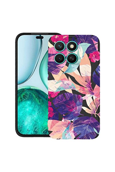 bestcase ¬Æ Husa TPU Ultra Slim Compatibil cu Honor X6c, cu Design Tropical F...