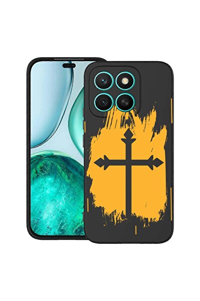 bestcase Θήκη για Honor X8C, Σταυρωτό σχέδιο, Λεπτή σιλικόνη 0.8MM, Αντικραδα...