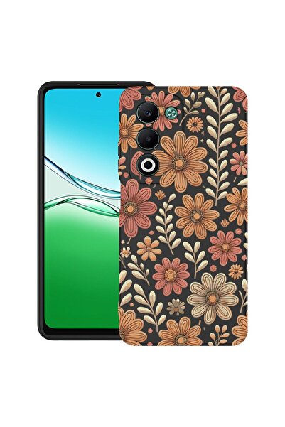 bestcase Υπέρλεπτη Θήκη TPU Συμβατή με OPPO A5, Φλοράλ Αισθητική με Φθινοπωρι...