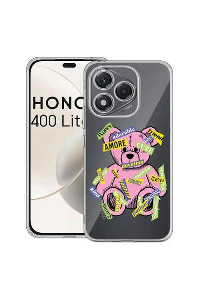 bestcase Husa pentru Honor 400 Lite 5G, BestCase¬Æ Clear Silicon 2MM, Teddy B...