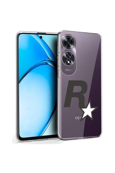 bestcase ¬Æ Husa pentru OPPO A60 4G, Clear Silicon 2MM, Rock Star, Antisoc, P...