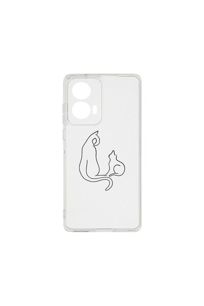 bestcase ¬Æ Husa Clear Silicon 2MM, Compatibila Cu Motorola Edge 50 Fusion, A...