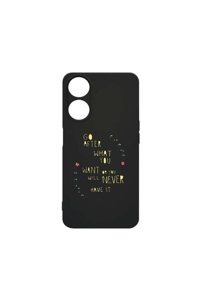bestcase Тънък силиконов калъф 0.8ММ, съвместим с OPPO A78 5G, Преследвай тов...