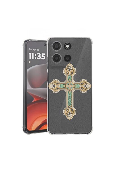 bestcase ¬Æ Husa pentru Motorola Moto G15, Anti Shock 1.5MM, Cross, Protectie...