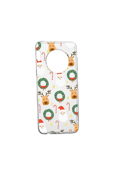 bestcase Θήκη σιλικόνης, Συμβατή με Honor Magic4 Lite, Καλά Χριστούγεννα, Ανθ...