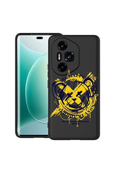 bestcase Калъф за Honor 300 Pro / 300 Ultra с дизайн  "Плюшено мече Be Happy ...