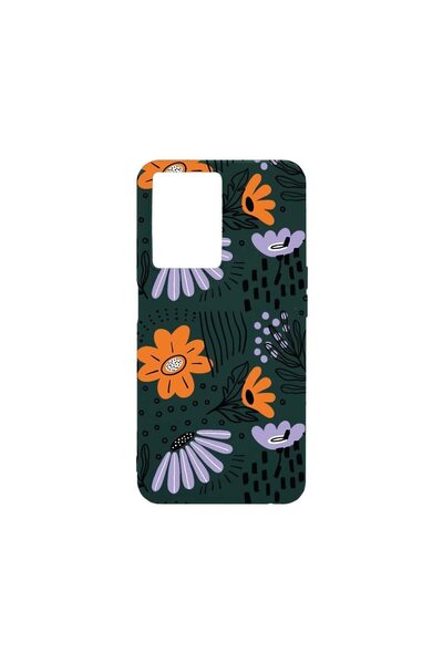 bestcase Тънък силиконов калъф 0.8ММ, съвместим с OPPO A57s, Цветя - Пастелни...