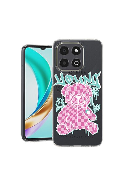 bestcase Husa Clear Slim Silicon Compatibila cu Honor X6c, Teddy Bear Forever...
