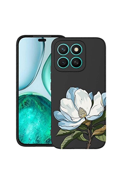 bestcase ¬Æ Husa TPU Ultra Slim Compatibila cu Honor X6b, Floral - Blue Magno...