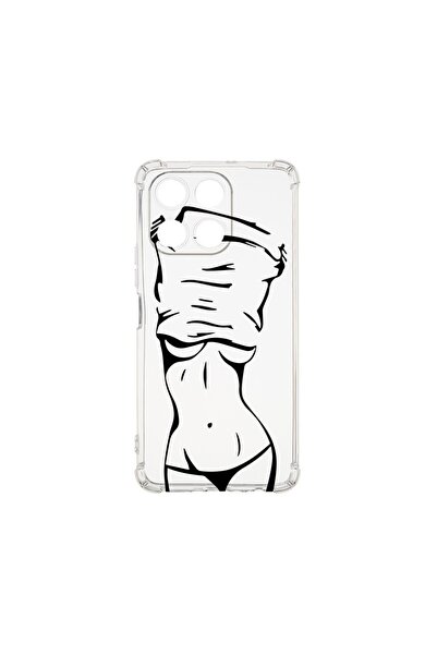 bestcase ¬Æ Husa pentru Honor 200 Smart, Anti Shock 1.5MM, Woman Body, Rezist...