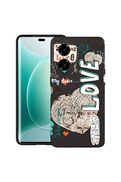 bestcase Θήκη για Honor 300 με σχέδιο αγάπης, TPU Ματ Εξαιρετικά Λεπτή, 20520...