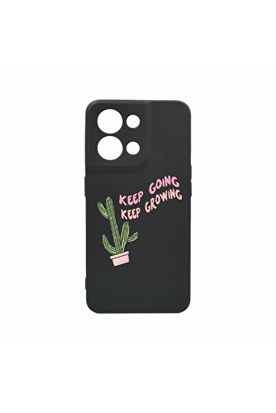 bestcase Husa Silicon, Compatibila Cu Oppo Reno8 Pro, Keep Growing, Cactus, R...