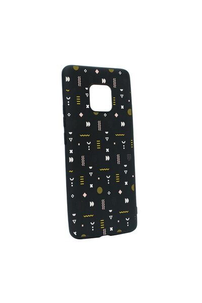bestcase Husa Silicon Compatibila Cu Motorola Moto E7, Symbols, rezistenta la...