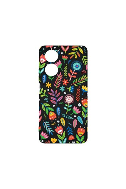 bestcase Θήκη Σιλικόνης Premium, Συμβατή με Motorola Moto E14, Χαρούμενα Λουλ...