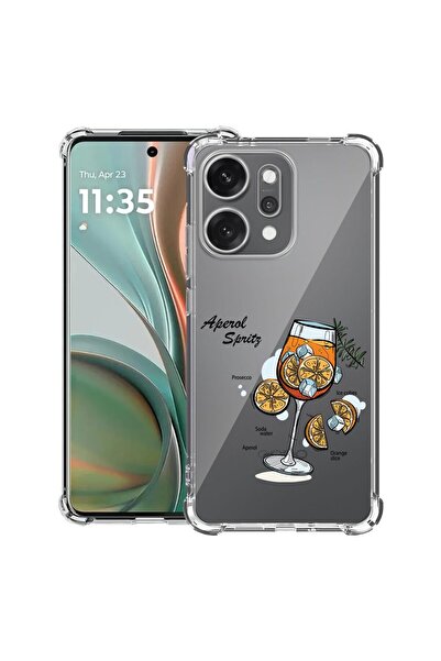 bestcase ¬Æ Husa Anti Shock pentru OPPO Reno14 5G cu Design Aperol Spritz, 20...