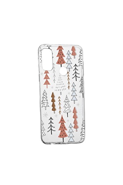 bestcase Husa Silicon Compatibila cu Motorola Moto E40, Christmas Hand Drawn,...