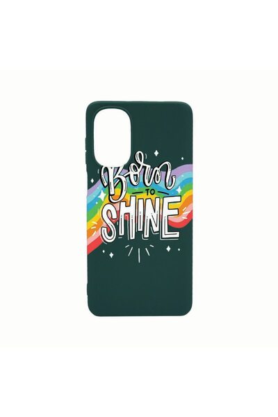 bestcase Husa Silicon, Compatibila Cu Motorola Moto E32s, Born To Shine, Rezi...