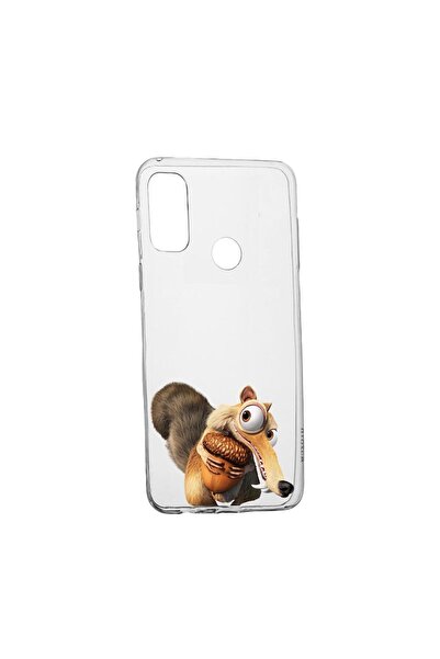 bestcase Силиконов калъф, съвместим с Motorola Moto G60s, Ice Age Nutty, усто...