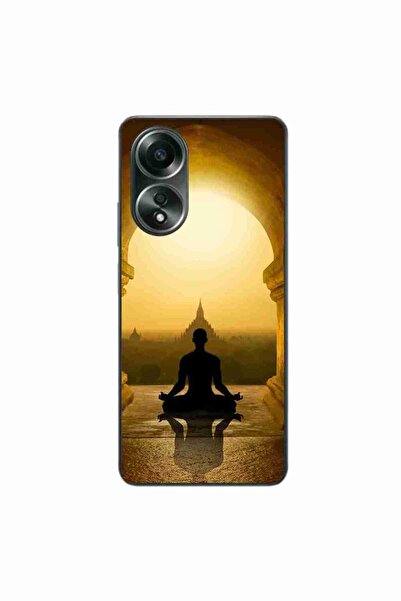 OEM Husa compatibila cu Oppo A58 4G Silicon Gel Tpu Model Meditation