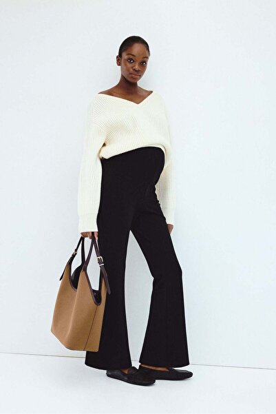 H&M MAMA Flared Ponte di Roma leggings