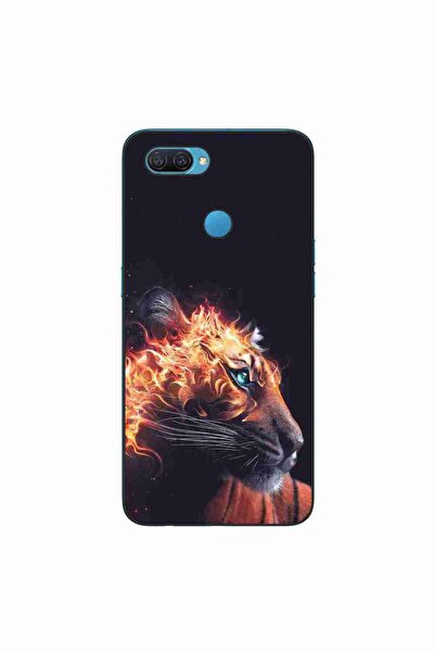 OEM Husa compatibila cu Oppo A12 Silicon Gel Tpu Model Flameborn Tiger