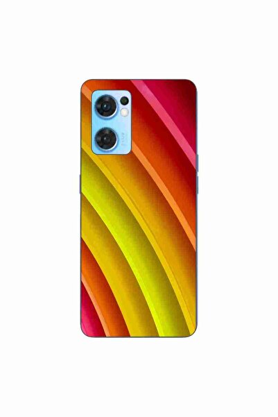 OEM Husa compatibila cu Oppo Reno7 5G Silicon Gel Tpu Model Abstract Stripes