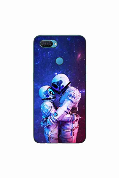 OEM Husa compatibila cu Oppo A12 Silicon Gel Tpu Model Astronauts Couple