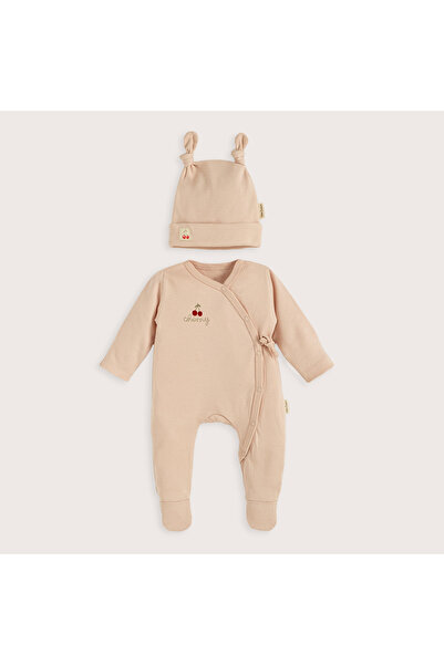 Chakra Cherry Boom Jumpsuit Hat Set Pink