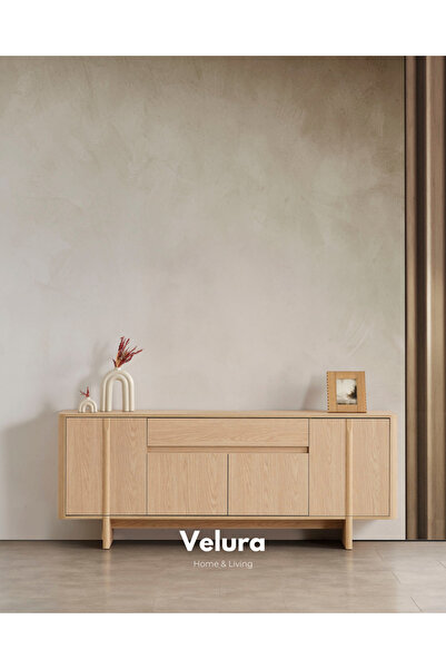 Velura Home & Living Eylül Konsol - Naturel Meşe (Ayna Hariç)