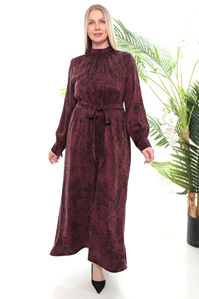 POYES FASHİON PY028/ Desenli Elbise