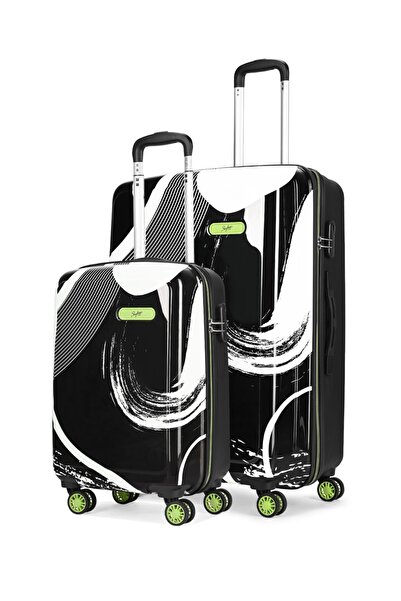 Skybags SPLASH Set of 2 Polypropylene(PP), 4 Spinner Double Wheel Trolley Bag...