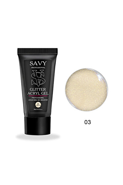 OEM Acryl Gel Shimmer, 30 ml, SavyProfessional Nr.03